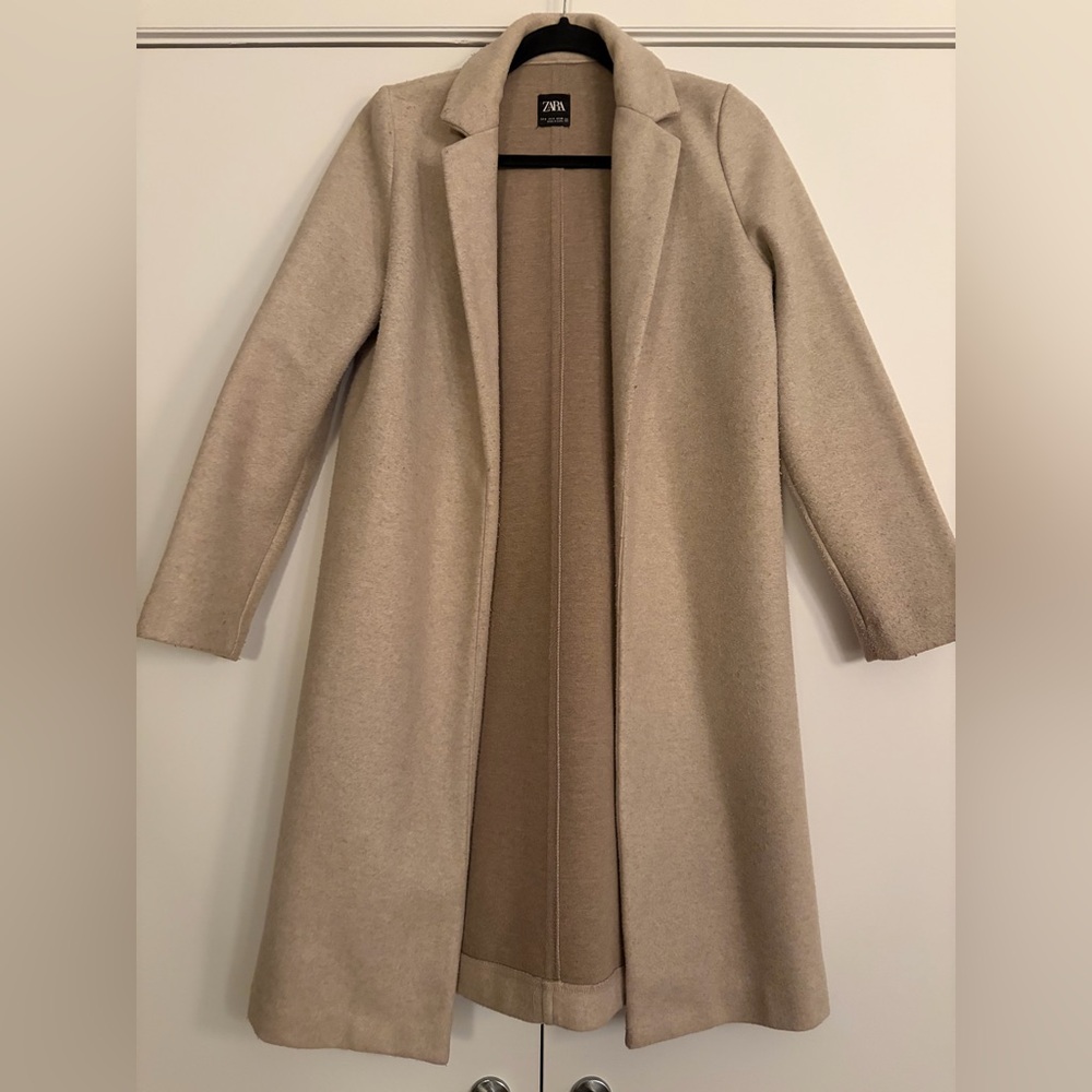 Zara Cream Coat